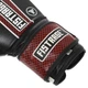 Перчатки для бокса кожаные на липучке Zelart Fistrage Heroe 4143 10 унций Black-Burgundy - изображение 5