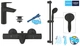 Набор смесителей GROHE QuickFix Start 3 в 1 для ванной UA303304TM (235752432 + 345982430 + 279482430) - изображение 2