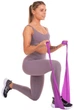 Эластичная лента-резинка EasyFit EF-1672-GN для пилатеса, фитнеса, йоги и реабилитации 0.35 мм Зеленая (56002281) - изображение 2