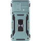 Ударостійкий чохол Camshield Army Ring для Xiaomi Poco X5 Pro 5G / Note 12 Pro 5G Зелений / Light Green - изображение 2