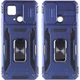 Ударопрочный чехол Epik Camshield Army Ring для Xiaomi Redmi 10C Синий / Navy - изображение 1