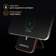 УМБ Duracell MICRO 5 | 5000 mAh | 12W MagSafe 7.5W | Black (DRPB3020A) - изображение 3
