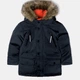 Детская зимняя длинная куртка для мальчика Minoti 15coat 38 39608JNR 98-104 см Синяя (5063025183375) - изображение 6