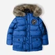 Детская зимняя длинная куртка для мальчика Minoti 15coat 44 39614JNR 92-98 см Синяя (5063025184068) - изображение 6