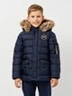 Детская зимняя длинная куртка для мальчика Minoti 15coat 46 39616JNR 92-98 см Синяя (5063025184280) - изображение 1