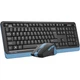 Комплект (клавіатура+миша) A4Tech FGS1035Q USB Navy Blue - изображение 3