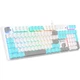 Клавіатура дротова A4Tech Bloody S510R USB Icy White - изображение 3