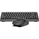 Комплект (клавіатура + мишка) A4-Tech F1110 USB Grey - изображение 4