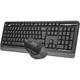 Комплект (клавіатура+миша) A4Tech FGS1035Q USB Grey - изображение 2
