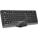 Комплект (клавіатура+миша) A4Tech FGS1035Q USB Grey - изображение 3