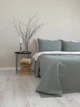Покрывало с наволочкой LIMASSO CAMBRIDGE NATURAL GREEN 180x240 - изображение 1