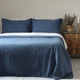 Покрывало з наволочками LIMASSO KAPITONE INDIGO (800555) 240x260 - изображение 1
