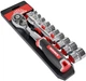 Набор головок торцевых Vitals Master с трещоткой 1/2" (186171W) - изображение 3