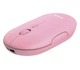 Мышь беспроводная Trust Puck, Pink, USB (2.4GHz) / Bluetooth, оптическая, 800 - 1600 dpi, 4 кнопки, гнездо для хранения приемника, аккумулятор (24125) - изображение 1