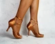Туфли бальные для латины PRO Dance Bella slim 40 Dark Tan - изображение 1