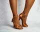 Туфли бальные для латины PRO Dance Bella slim 40 Dark Tan - изображение 2