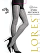 Колготки женские Lores Melange фантазийные 60 den 1/2 nero - изображение 1