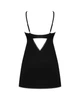 Женская ночная сорочка и стринги Obsessive Rosenty chemise Черная XS/S (62237) - изображение 6