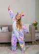 Пижама кигуруми Kigurumi Звездный Единорог для девочек фиолетовый на рост 120-130 см (200241) - изображение 5