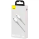 Кабель Baseus High Density Braided Type-C to Lightning PD 20W (2m) White (CATLGD-A02) - изображение 7