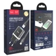 Мережевий зарядний пристрій Hoco N1, 2.4 А, USB, black, кабель USB to MicroUSB - зображення 9