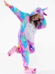 Піжама кігурумі Kigurumi Єдиноріг Іскорка для дівчаток Різнобарвний на зріст 90-100 см (203841) - зображення 2