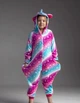Пижама кигуруми детская Kigurumi Единорог розовый со звездами для девочки размер на рост 130-140 см (200541) - изображение 1