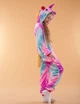 Пижама кигуруми детская Kigurumi Единорог розовый со звездами для девочки размер на рост 130-140 см (200541) - изображение 7