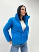Демисезонная женская куртка Fashion с синтепоном 50/52 бирюзовый - изображение 1