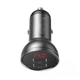 Автомобільний зарядний пристрій АЗП Baseus Digital Display Dual USB 4.8A Car Charger 24W (dark gray) - изображение 3