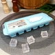 Пластикова форма для льоду Силіконове дно з кришкою на 12 осередків Dunya Plastic - зображення 5