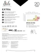 Колготы 20 Den женские больших размеров Siela Extra 6 р Nero (4823116901803) - изображение 2