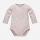 Боді дитяче Pinokio Hello Buttoned Longsleeve Bodysuit 50 см Pink (5901033291180) - зображення 1