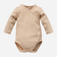 Body dla dzieci Pinokio Lovely Day Beige Wrapped Longsleeve Bodysuit 68-74 cm Beige (5901033299490) - obraz 1