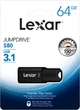 Флеш память USB Lexar JumpDrive S80 64GB USB 3.1 Flash Drive Black (LJDS080064G-BNBNG) - изображение 5