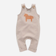 Напівкомбінезон дитячий Pinokio Wooden Pony Dungarees 68-74 см Beige (5901033282409) - зображення 1