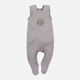 Напівкомбінезон дитячий Pinokio Hello Sleepsuit 56 см Grey (5901033292491) - зображення 1