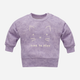 Дитячий світшот для дівчинки Pinokio Lilian Sweatshirt 74-76 см Фіолетовий (5901033305061) - зображення 1