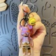 Брелок BauTech для ключей Мишка Bearbrick Розовый (1012-938-00) - изображение 4