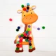 Деревянная игра Пушистый счет Жирафа 1-30 - изображение 2