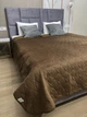 Велюровое двустороннее покрывало Dekor Chocolate 220х240 Евро Шоколад - изображение 3