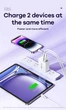 Зарядний пристрій Remax 33W USB-C+USB-A white - зображення 3