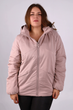 Демісезонна жіноча куртка Finn Flare FBC16002-812 Plus Size рожева 3XL - зображення 1
