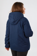 Демісезонна жіноча куртка Finn Flare FBC16002-101 Plus Size темно-синя 5XL - зображення 5