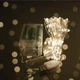 Світлодіодна гірлянда нитка Краплі роси на батарейках + USB Тепле світло 100 led 10м - зображення 2