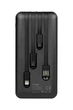Повербанк на 10000 mAh PowerWay TX108, OEM TYRKEY 4 вбудовані кабелі, портативний зарядний пристрій - изображение 3