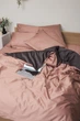Комплект постельного белья Moon&Star Евро 200х220 см наволочки 2х50х70 см Violet Satin Premium (MS-820000466) - изображение 11