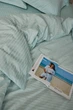 Комплект постільної білизни Moon&Star Сімейний 160х220х2 см Stripe Mint Satin Stripe (MS-820000621) - зображення 8