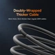 Кабель для швидкого заряджання телефону Baseus CoolPlay Series Type-C to Lightning |2m, 5A, 20W, PD| Чорний - зображення 7