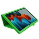 Чехол Deexe Folder Style для Samsung Galaxy Tab S7 Plus (T970/975) / S8 Plus (T800/806) - Green - изображение 6